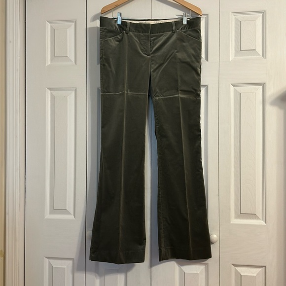 Theory Velvet low rise bootcut pants size 12 - Picture 1 of 9